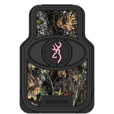 Browning Pink Buckmark Camo Floor Mat Pair Truck Car Auto Front Floor 