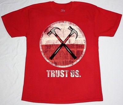   TRUST US   TOUR 2012 PINK FLOYD PROGRESSIVE ROCK NEW RED T SHIRT