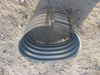 CULVERT GALVANIZED DITCH MOUTH OVAL PIPE CONNECTOR BAND