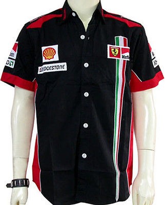 FERRARI F1 ITALIA PIT CREW RACE SHIRT Size XL or XXL  FAST/CHEAP 