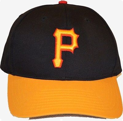 MLB Pittsburgh Pirates Black/Yellow Snapback Hat   Grey Underbrim 