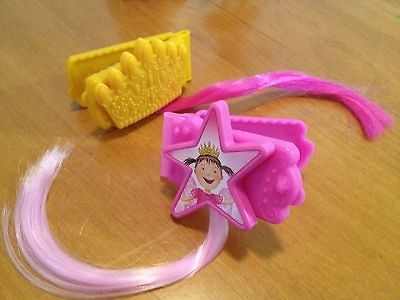 Pinkalicious Hair Play 2 Barrettes BK Burger King New