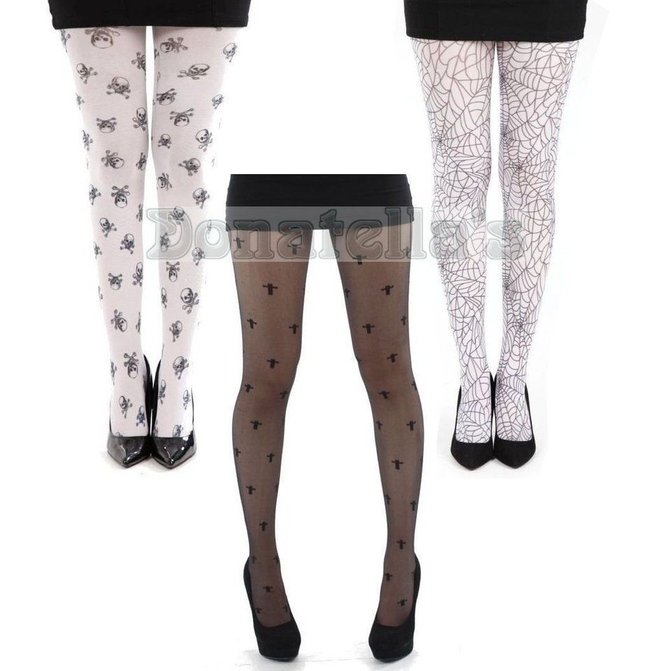 plus size PARTY TIGHTS XL 1X 2X 3X 4X COSTUME DRESS UP halloween goth 