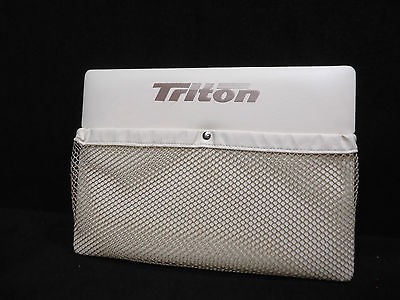   TRITON PONTOON GATE PAD/ NET UTILITY STORAGE WHITE 20 X 14 BOAT 2