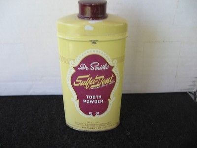 vintage tooth powder in Advertising