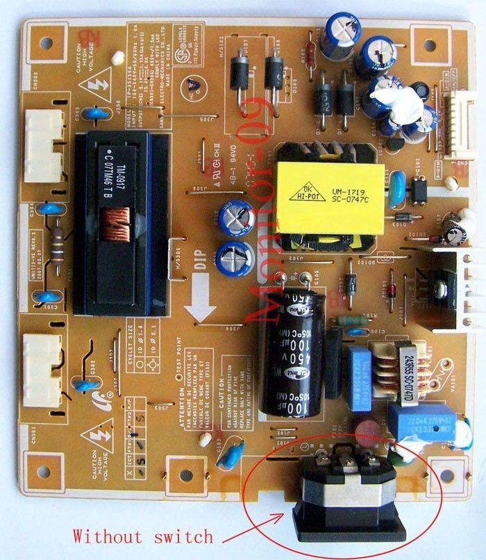 Power Board BN44 00124H 4 SAMSUNG 940N,G19W,931B​W,931C