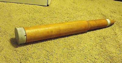 MK 6 50 Cal Training Shell Military 1943 Wooden Dummy