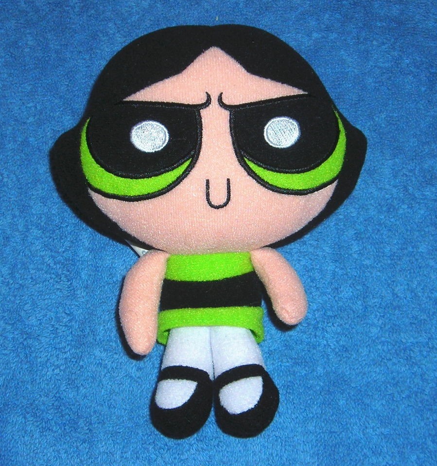 POWERPUFF GIRLS BUTTERCUP 6 BEAN BAG PLUSH TOY