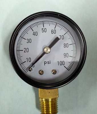   100 Regulator Metal Pressure Gauge Pig Cooker, Forge &, Smokers