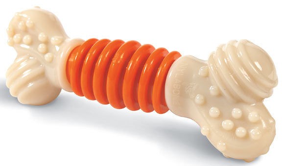 NYLABONE PRO ACTION SMALL   Durable Nylon Bacon Flavored Dental Dog 