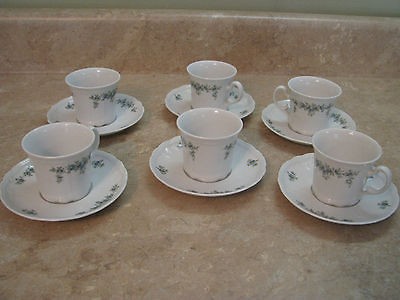 SELTMANN WEIDEN Bavaria W.Germany TEA CUP & SAUCERS Demitasse SET/LOT 