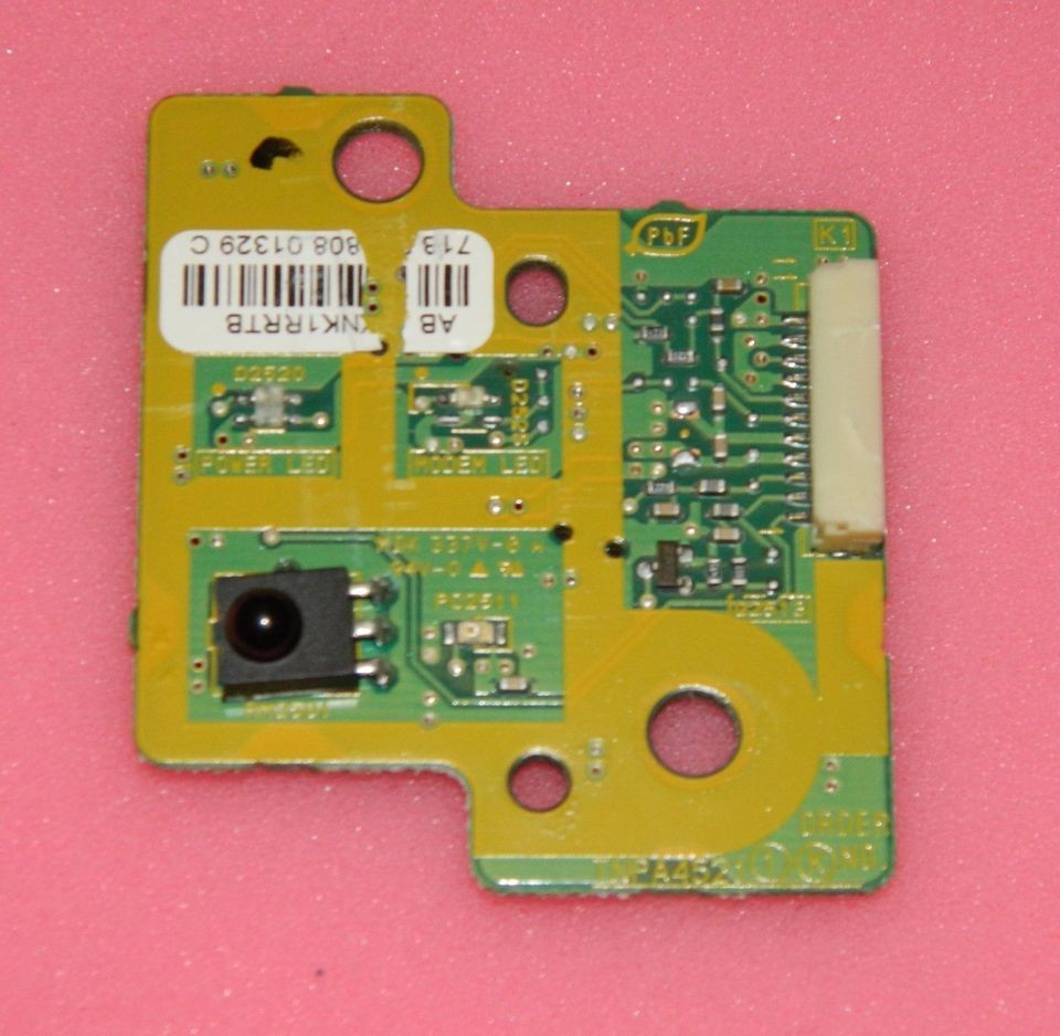 PANASONIC TH 42PX80BA TV PART INFRARED IR SENSOR BOARD TNPA4521 1 K 