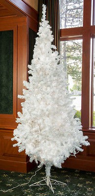   Treeforest Snowball Fir Prelit White Regular Artificial Christmas Tree