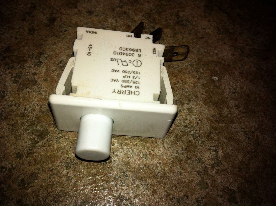 GE Profile dryer door switch cherry 10 amp