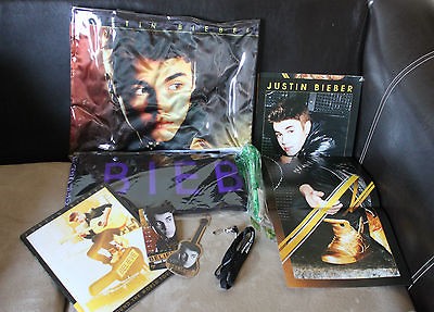   BIEBER VIP PACKAGE INCLUDES SCARF TOTE BAG PROGRAM W/ POSTER + MORE