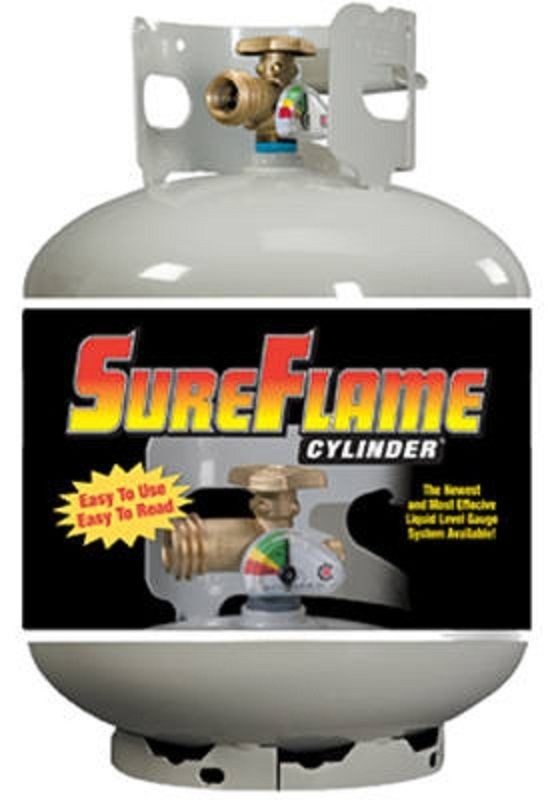   Tank 20 LB SureFlame ACME/OPD LP Propane Cylinder with Gauge