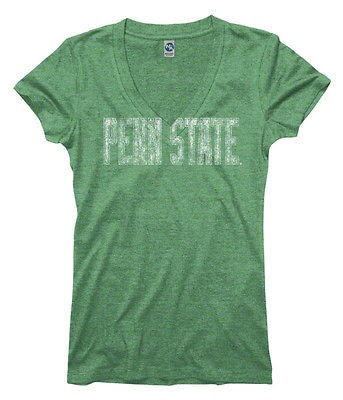 Penn State Nittany Lions Womens Lady Luck St. Pattys Day Ring Spun T 