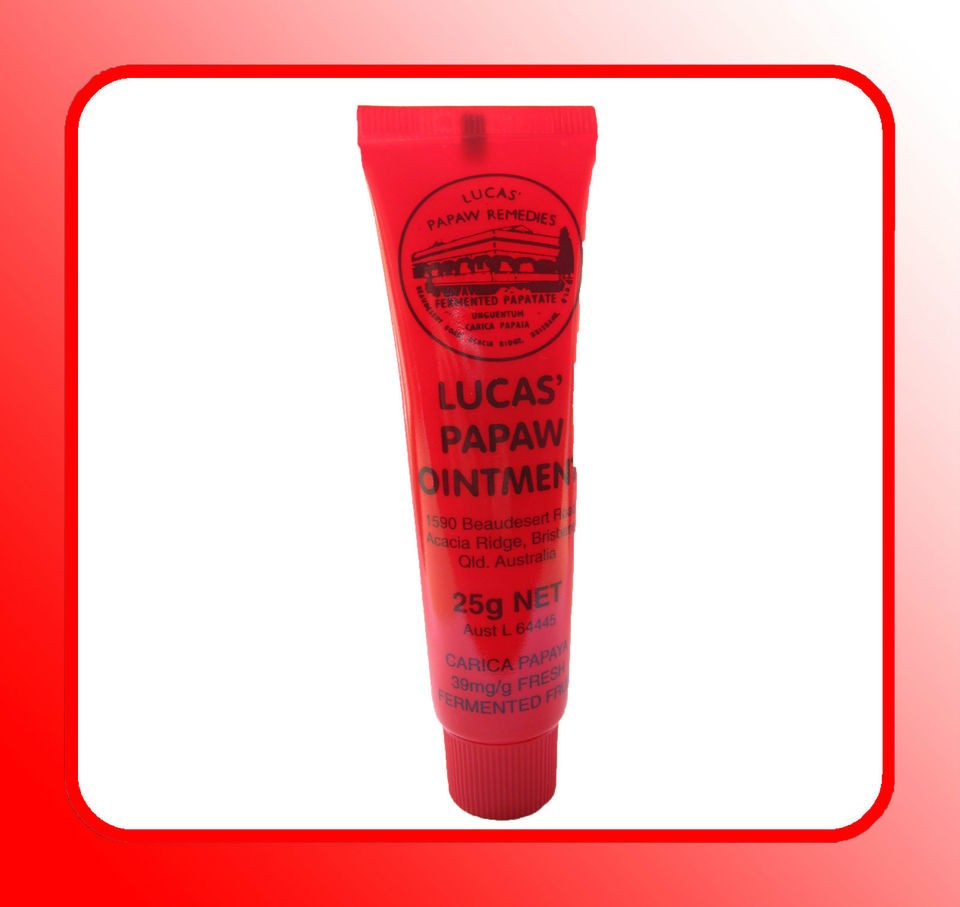   Tube LUCAS PAPAW Remedies Ointment / Cracked Lips / Nappy Rash PAW PAW