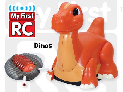 Kid Galaxy My First RC Dino Brontosaurus 49mhz Preschool RC