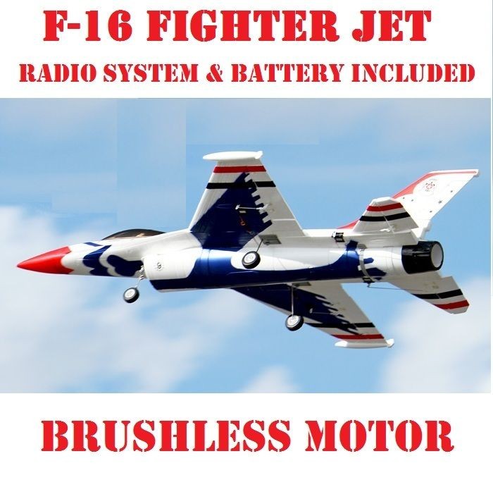 16 Fighting Falcon Radio Remote Control READY TO FLY RC JET PLANE 