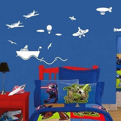 GPS 027 SHIP AIRPLANE Vinyl Graphic Wall Art Deco Sticker