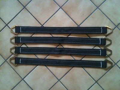   BLACK Axle Straps 2 x 48 ROLLBACK RACE CAR HAULER CAR CARRIER TIE DOWN