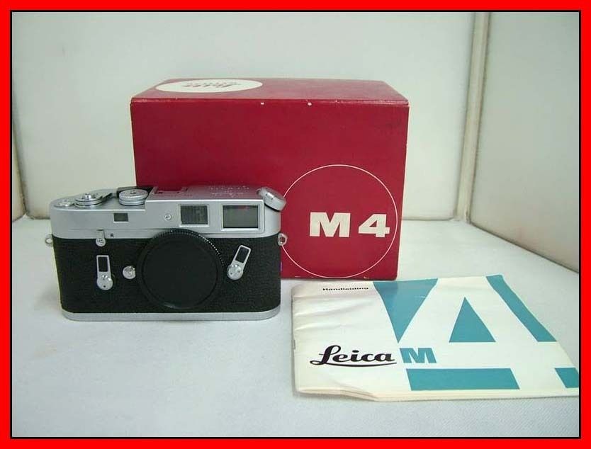 LEICA M4 Rangefinder Chrome Silver MINT  IN BOX