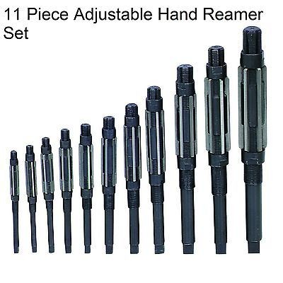 11 Piece Adjustable Hand Reamer Set for Precision Hole Making