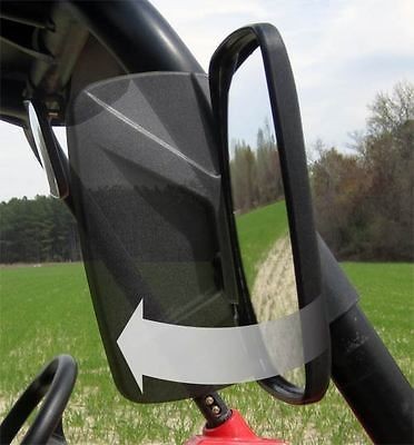   Teryx UTV Break Away Side Mirror Qty 2 Shatter Resist​ant Black New