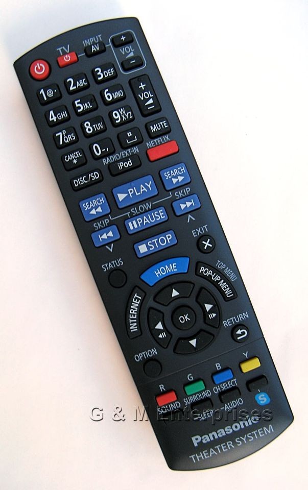 New Panasonic N2QAYB000727 Remote SC BTT190, SC BTT195, SC BTT196 and 