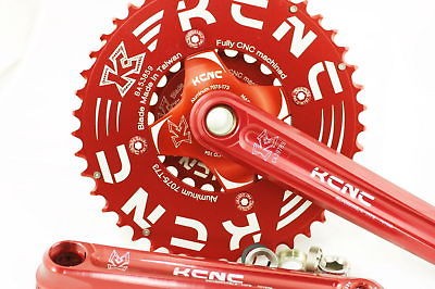 KCNC K2 Type XC Blade Crankset,44/32​/22,175mm,Red