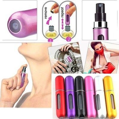   Refillable Pump Perfume Atomizer Bottle Travel Spray Bottle 5ml ccj