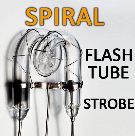 SPIRAL Strobe xenon flash tube lamp flicker party flash