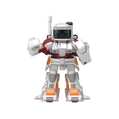 Battroborg 20 Remote Control Fighting Boxing Robot RC Star White 