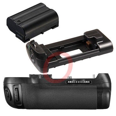 Battery Grip for Nikon D800 D800E + 1 EN EL15 1600mAh DSLR camera as 