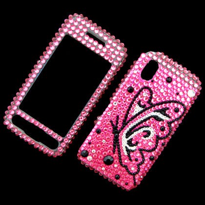 Front & Back Bling Diamond Rhinestone Case Cover For Samsung Tocco 