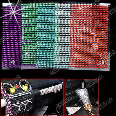 DIY Artificial Diamonds Decoration Sticker for Car, Mobile, PC, Nail 