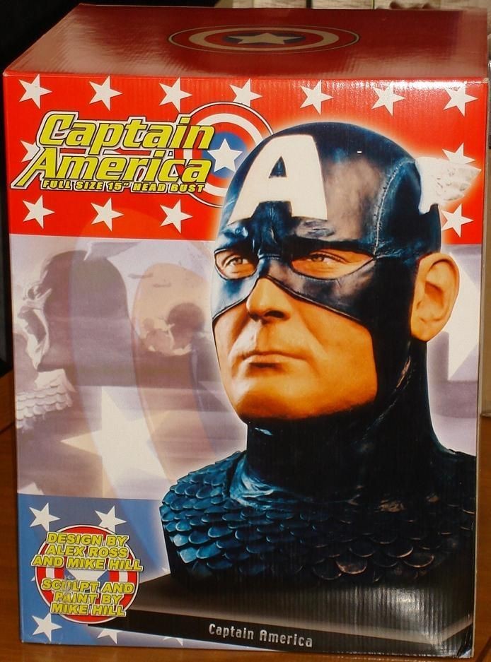   LIFE SIZE HEAD BUST DYNAMIC FORCES MARVEL BY ALEX ROSS MIKE HILL