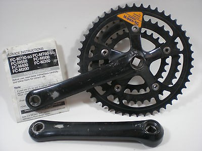 SHIMANO Biopace Crankset Triple ***Steel Rings*** Vintage Trek 