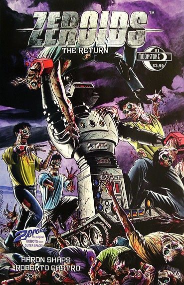 ZEROIDS The RETURN Comic # 1 ROBOTS vs ZOMBIES Sold Out