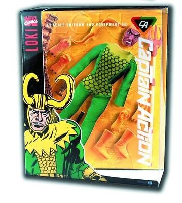 Captain Action Loki Deluxe Costume Action Figure Set