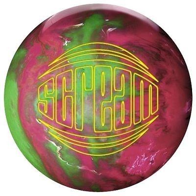 ROTO GRIP BOWLING BALL SCREAM NEON GREEN/NEON PINK WTS 10 11 12 13 14 