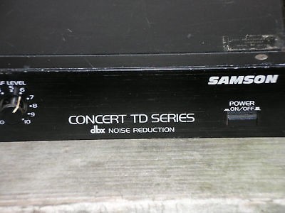 SAMSON CONCERT TD SERIES VHF FM RECEIVER MODEL CR 2 dbx