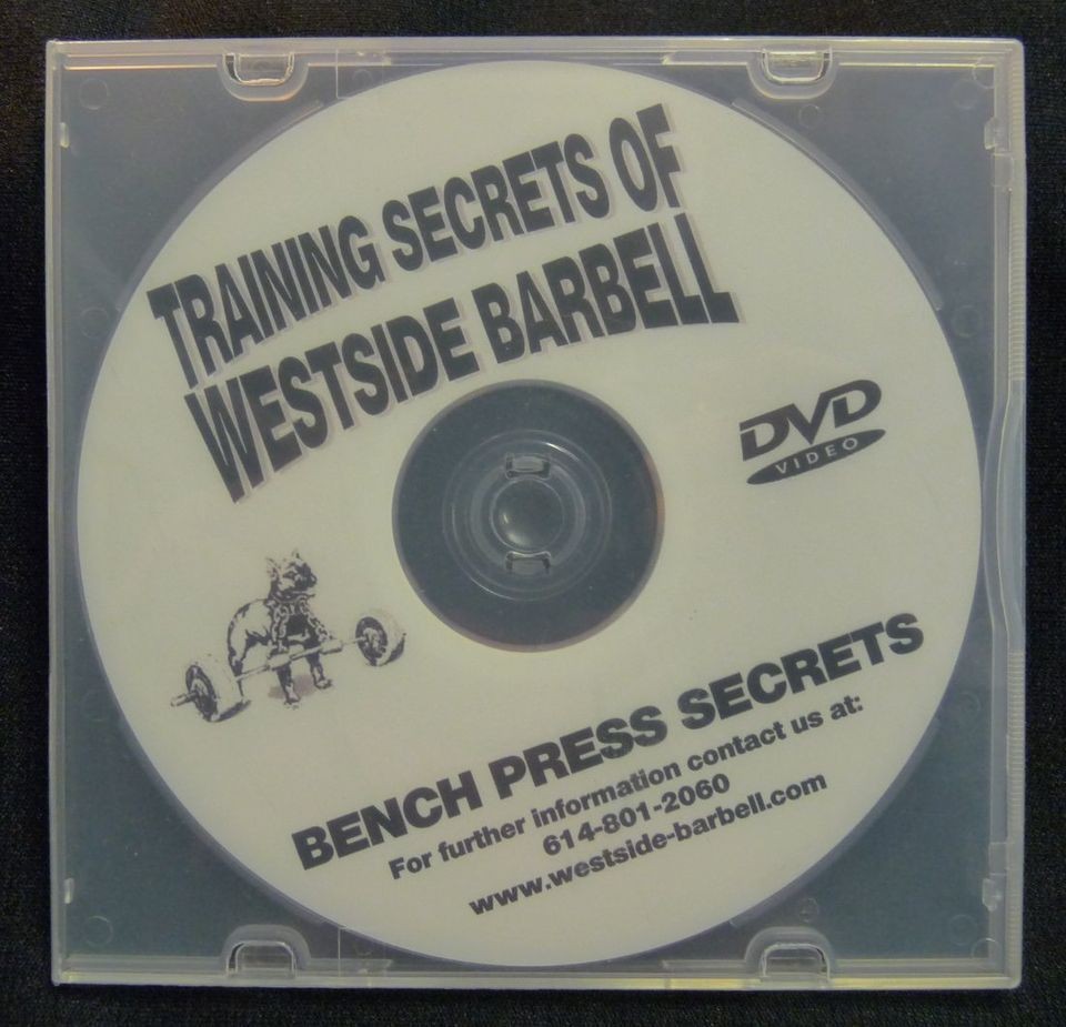 TRAINING SECRETS OF WESTSIDE BARBELL BENCHPRESS SECRETS DVD