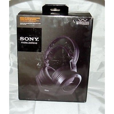 Sony MDR RF970R, 900MHz Analog RF Wireless Headphones   Black NEW, LOT 