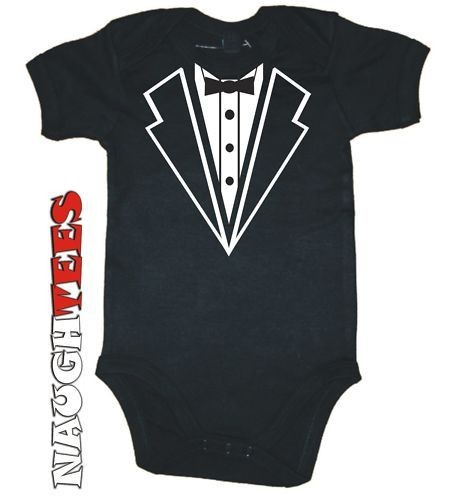 TUXEDO wedding funny cute babygrow onesie all sizes