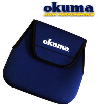 OKUMA NEOPRENE spinning fishing reel cover pouch bag storage M size 