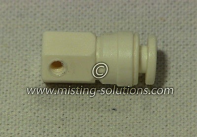 Misting, 1/4in Plastic End Connector   10 24unc Nozzle   Lot 