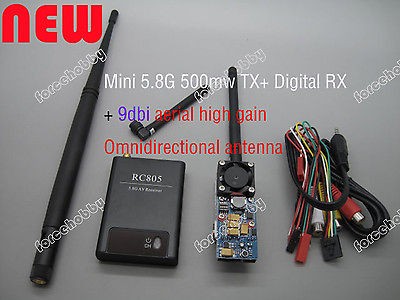 new 5 8ghz video av system fpv 500mw micro tx