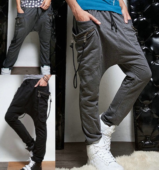   Sporty Hip Hop Dance Harem Baggy Sport Sweat Pants Trousers Slack